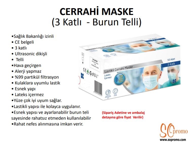 Cerrahi Maske 